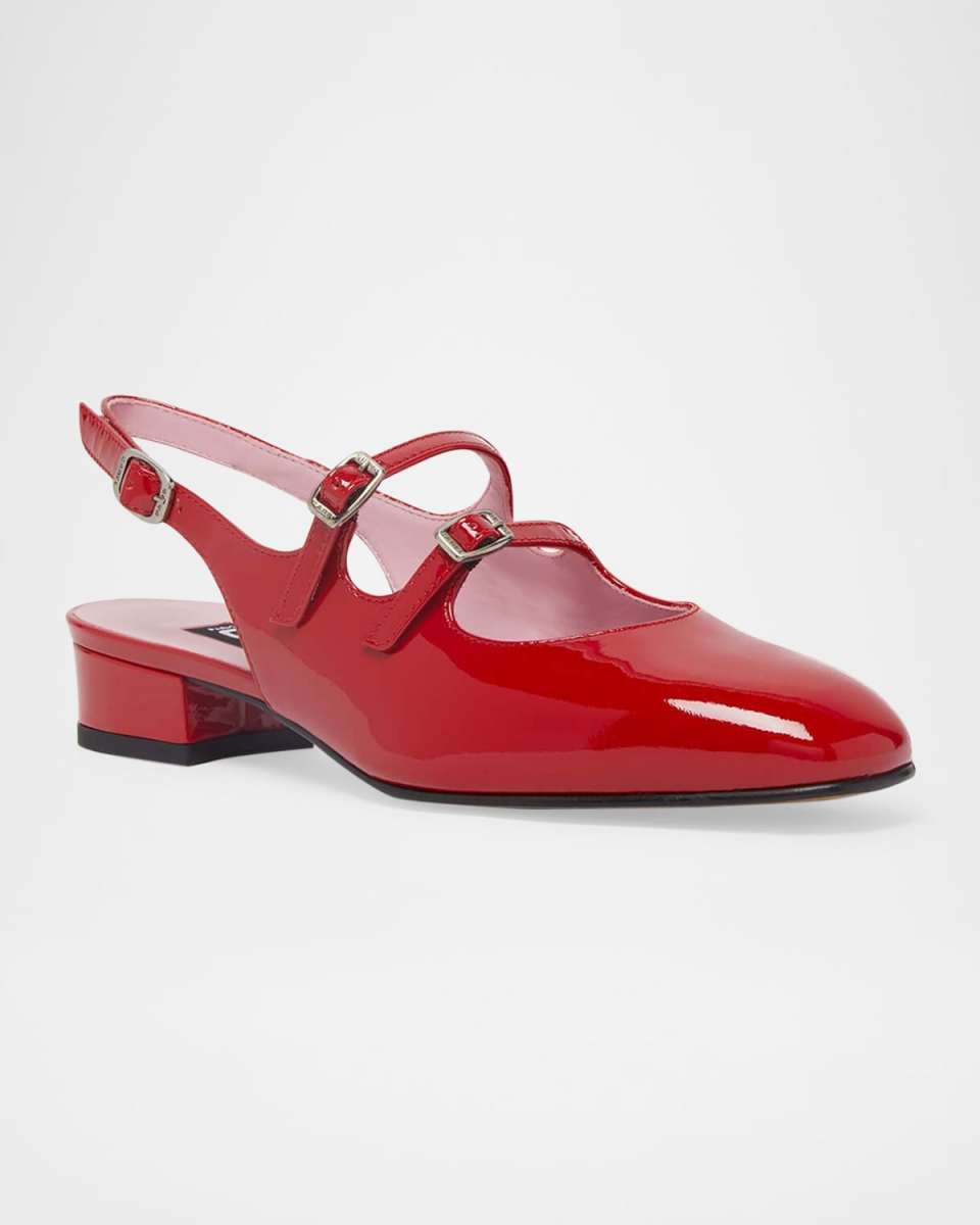 Peche Mary Jane Slingback Ballerina Pumps